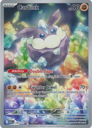 ME Ascended Heroes 242/217 Carbink (Illustration Rare)