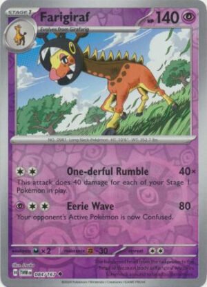 SV Twilight Masquerade 084/167 Farigiraf (Reverse Holo)