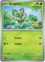 Scarlet & Violet (Base Set) 013/198 Sprigatito (Beginner Session Stamp)