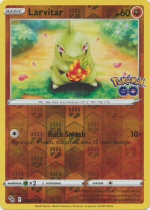 Pokemon GO 037/078 Larvitar (Reverse Holo)