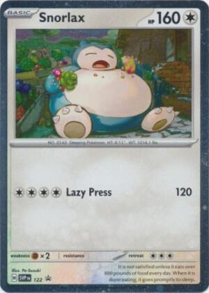 Scarlet & Violet Promo SVP122 Snorlax