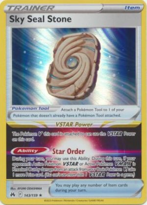 Crown Zenith 143/159 Sky Seal Stone (Holo)