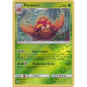 Sun and Moon (Base Set) 5/149 Parasect (Reverse Holo)