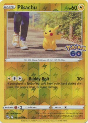 Pokemon GO 027/078 Pikachu (Reverse Holo)