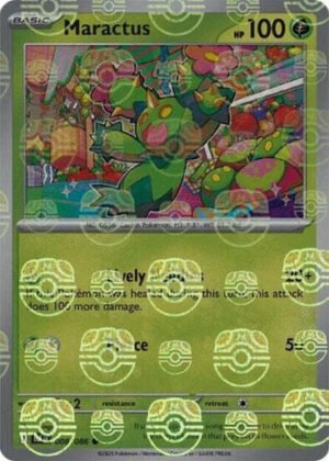 SV Black Bolt 008/086 Maractus (MASTER BALL Reverse Holo)