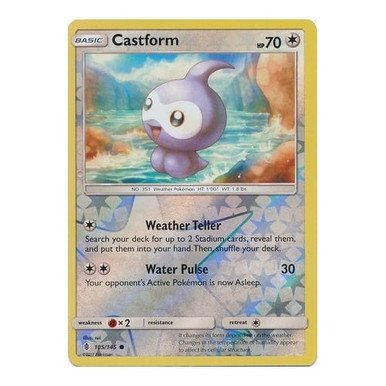 SM Guardians Rising 105/145 Castform (Reverse Holo)