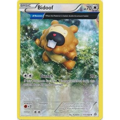 XY Primal Clash 117/160 Bidoof