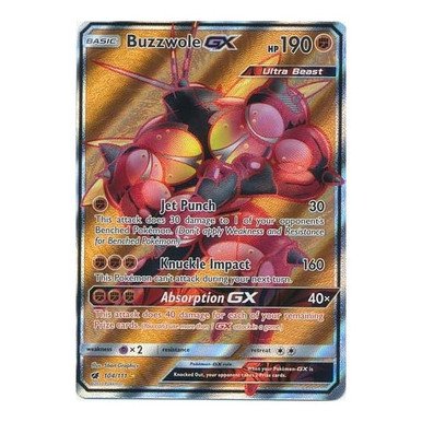 SM Crimson Invasion 104/111 Buzzwole GX (Full Art)