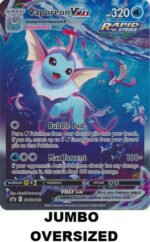 JUMBO Sword & Shield Promo SWSH182 Vaporeon VMAX