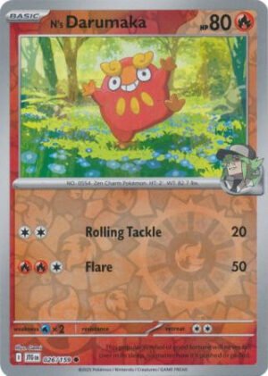 SV Journey Together 026/159 N's Darumaka (Reverse Holo)