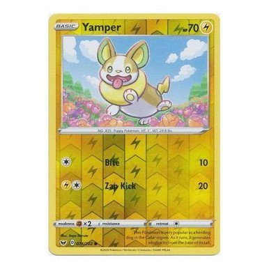 Sword & Shield (Base) 074/202 Yamper (Reverse Holo)