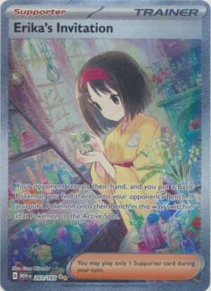 Scarlet & Violet 151 203/165 Erika's Invitation (Alternative Art, Full Art)