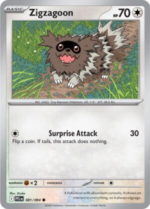 ME Phantasmal Flames 081/094 Zigzagoon