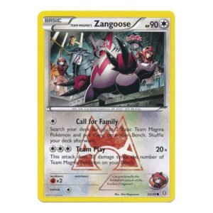XY Double Crisis 22/34 Team Magma's Zangoose