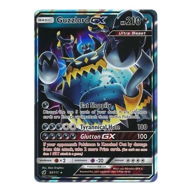 SM Crimson Invasion 063/111 Guzzlord GX (Half Art)