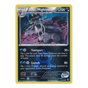 XY Double Crisis 18/34 Team Aqua's Mightyena (Reverse Holo)