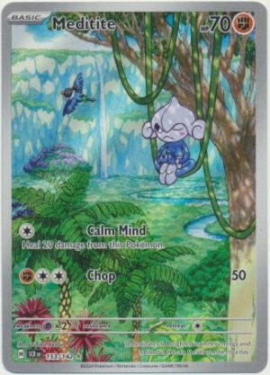 SV Stellar Crown 153/142 Meditite (Illustration Rare)
