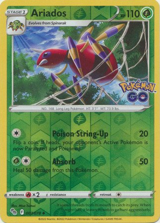 Pokemon GO 007/078 Ariados (Reverse Holo)