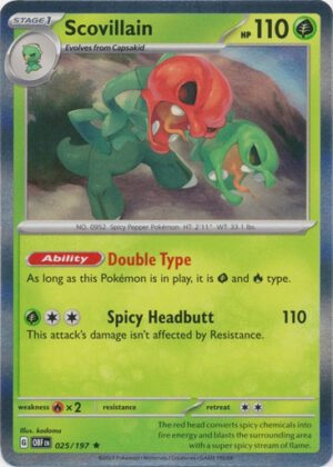 SV Obsidian Flames 025/197 Scovillain (Holo)