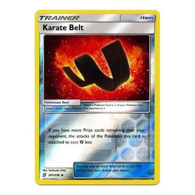 SM Unified Minds 201/236 Karate Belt (Reverse Holo)