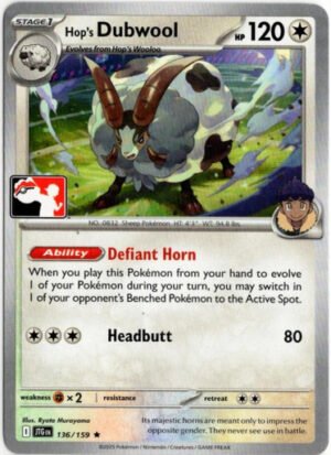 SV Journey Together 136/159 Hop's Dubwool (Prize Pack League Promo Non-Holo)