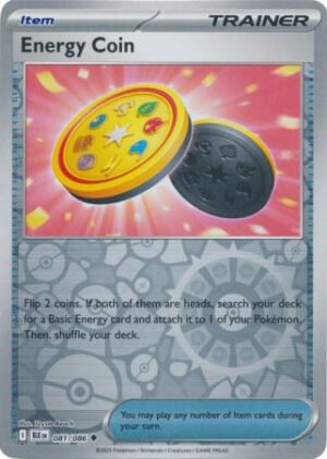 SV Black Bolt 081/086 Energy Coin (Reverse Holo)