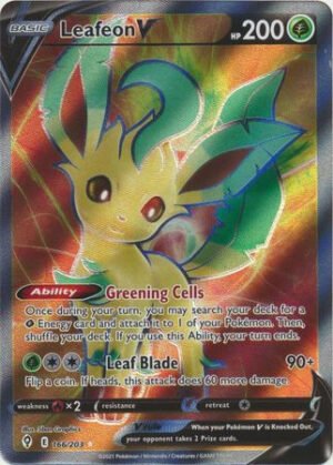 Evolving Skies 166/203 Leafeon V (Full Art)