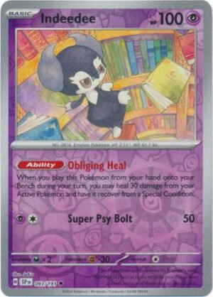 SV Surging Sparks 093/191 Indeedee (Reverse Holo)