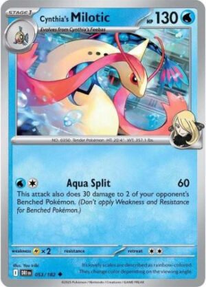 SV Destined Rivals 053/182 Cynthia's Milotic