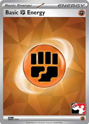 Scarlet & Violet SVE EN14 Basic Fighting Energy (Prize Pack League Promo Non-Holo)