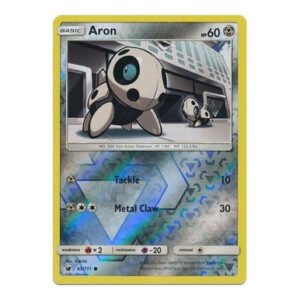 SM Crimson Invasion 065/111 Aron (Reverse Holo)