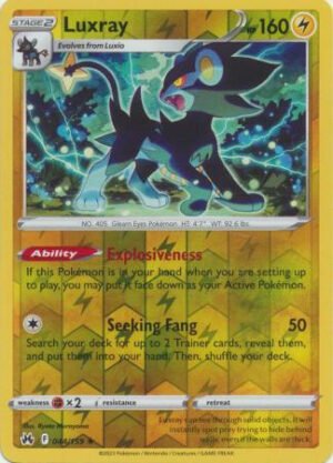 Crown Zenith 044/159 Luxray (Reverse Holo)
