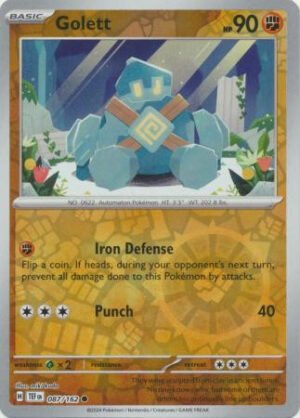 SV Temporal Forces 087/162 Golett (Reverse Holo)