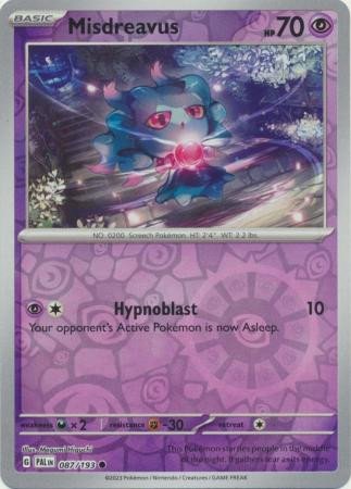 SV Paldea Evolved 087/193 Misdreavus (Reverse Holo)
