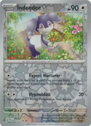 Scarlet & Violet (Base Set) 153/198 Indeedee (Reverse Holo)