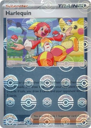 SV White Flare 083/086 Harlequin (POKE BALL Reverse Holo)