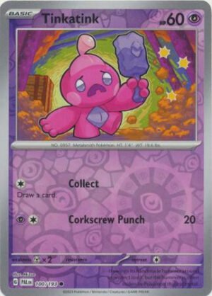 SV Paldea Evolved 100/193 Tinkatink (Reverse Holo)