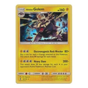 SM Guardians Rising 42/145 Alolan Golem (Holo)