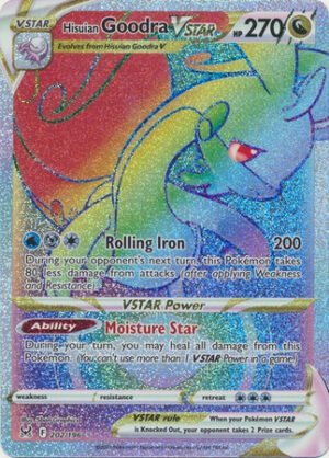 SWSH Lost Origin 202/196 Hisuian Goodra VSTAR (Rainbow Rare)
