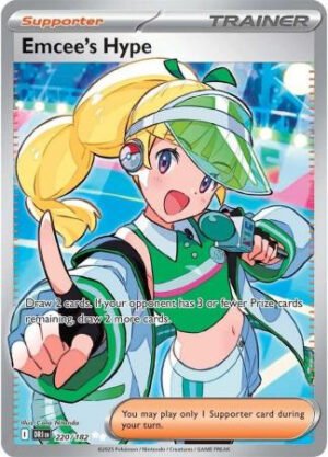SV Destined Rivals 220/182 Emcee's Hype (Full Art)