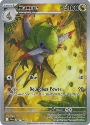 SV Black Bolt 146/086 Fraxure (Illustration Rare)