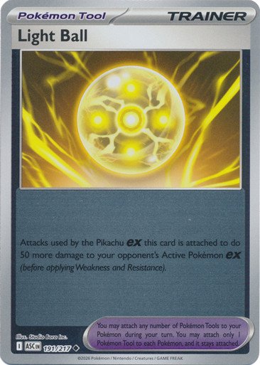 ME Ascended Heroes 191/217 Light Ball (Reverse Holo)