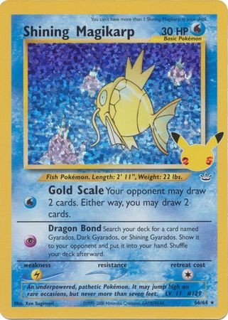 Celebrations Classic Collection 66/64 Shining Magikarp (Holo)