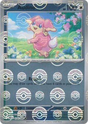 SV Black Bolt 074/086 Audino (POKE BALL Reverse Holo)