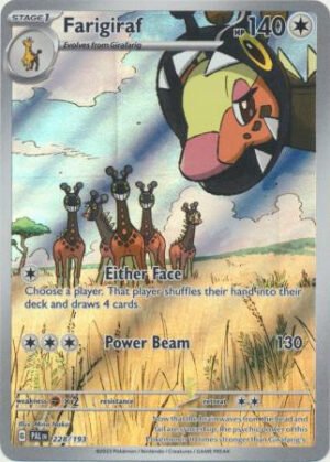SV Paldea Evolved 228/193 Farigiraf (Illustration Rare)