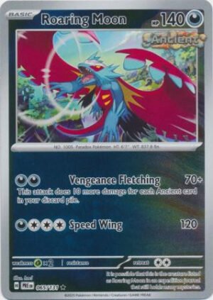 SV Prismatic Evolutions 065/131 Roaring Moon (Reverse Holo)
