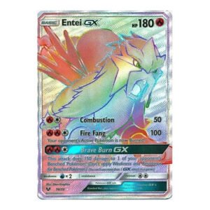 Shining Legends 74/73 Entei GX (Rainbow Rare)