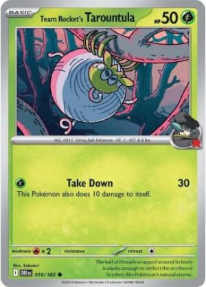 SV Destined Rivals 019/182 Team Rocket’s Tarountula