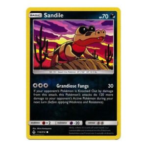 SM Unbroken Bonds 114/214 Sandile (Reverse Holo)