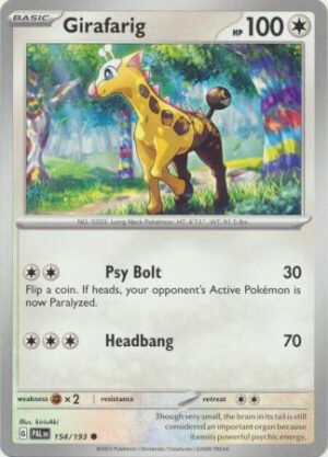 SV Paldea Evolved 154/193 Girafarig